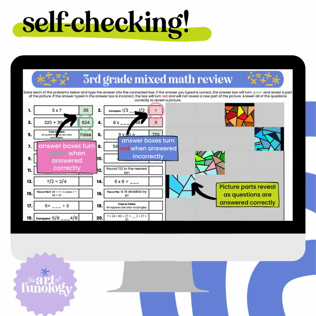 Auto-Graded Google Sheets Pixel Art in Action