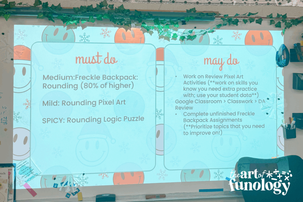 Independent math block routine without centers