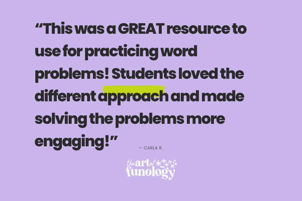 Teacher testimonial about using Word Problem Detectives in upper elementary math.
